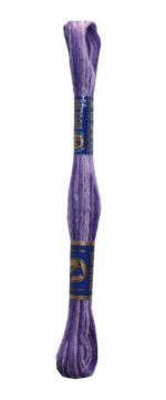 Stickgarn Stickfaden Mouline 100% Baumwolle 8 m lila ombre (4527)
