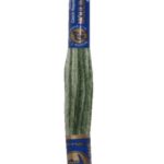 Stickgarn Stickfaden Mouline 100% Baumwolle 8 m oliv ombre (6632)