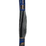 Stickgarn Stickfaden Mouline 100% Baumwolle 8 m grauschwarz (9959)