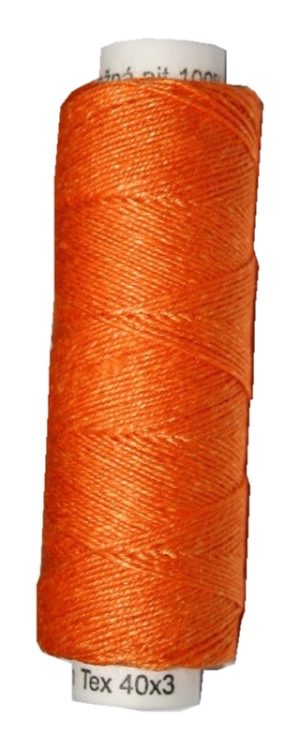 Leinengarn 100% Leinen 40x3 orange 50 m (2006)