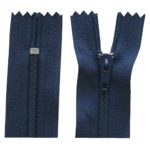 Reißverschluss 20 cm spiralformig nicht trennbar dunkelblau (2003)
