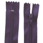 Reißverschluss 50 cm spiralförmig nicht trennbar lila (5015)