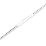 Häkelnadel Doppelhäkelnadel Metall 13 cm Größe 4 - 6 silber (1009)
