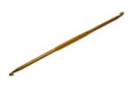 Häkelnadel Doppelhäkelnadel Aluminium ca. 13 cm Größe 3-4 gold (1016)