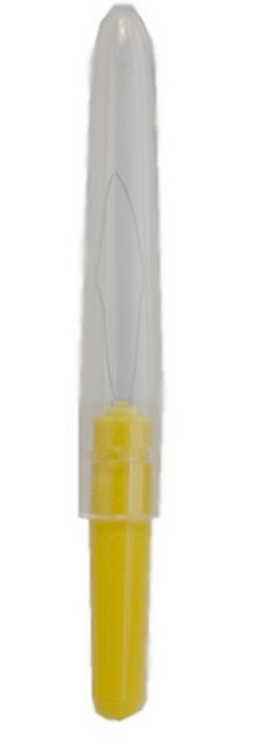 Einfädler Nadeleinfädler Einfädelhilfe 70mm gelb (4007)