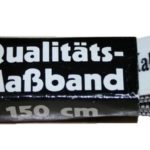 Qualitäts-Maßband 150cm beidseitig bedruckt wasserfest reibfest (8150)