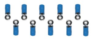 Ringstecker Ringkabelstecker Stecker blau M3 3,2mm 10 Stück (0007)