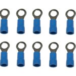 Ringstecker Ringkabelstecker Stecker blau M5 2,5mm2 10 Stück (0009)