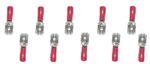 Flachstecker Steckverbinder Stecker rot 6,3mm 10 Stück (0012)