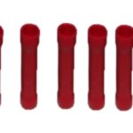 Stoßverbinder Steckverbinder Stecker Verbinder rot 10 Stück (0017)