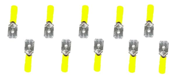 flachstecker-steckverbinder-stecker-gelb-6-3mm-10-stuck-0021 Flachstecker Steckverbinder Stecker gelb 6,3mm 10 Stück (0021)