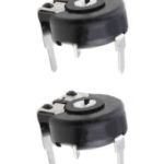 Potentiometer PT-10 Trimmer 100 kOhm 150mW horizontal liegend 2 Stück (0022)