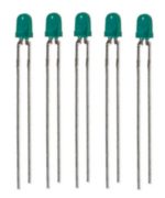 LED Leuchtdiode 3 mm grün 5 Stück (0002)