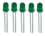LED Leuchtdiode 5 mm grün 5 Stück (0005)
