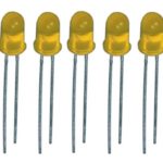 LED Leuchtdiode 5 mm gelb 5 Stück (0006)