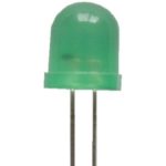 Blink LED 8mm grün selbstblinkend 20-70 mcd (0016)