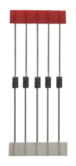 1N4001 Diode Gleichrichterdiode 1 A 50 V 5 Stück (0001)