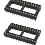 IC-Sockel IC-Fassung 28-polig DIP DIL28 2 Stück (0064)
