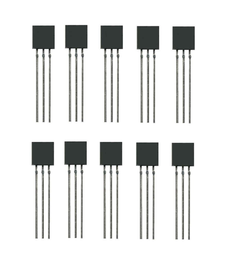 Transistor BC557c PNP 45V 0.1A T092 10 Stück (0001)
