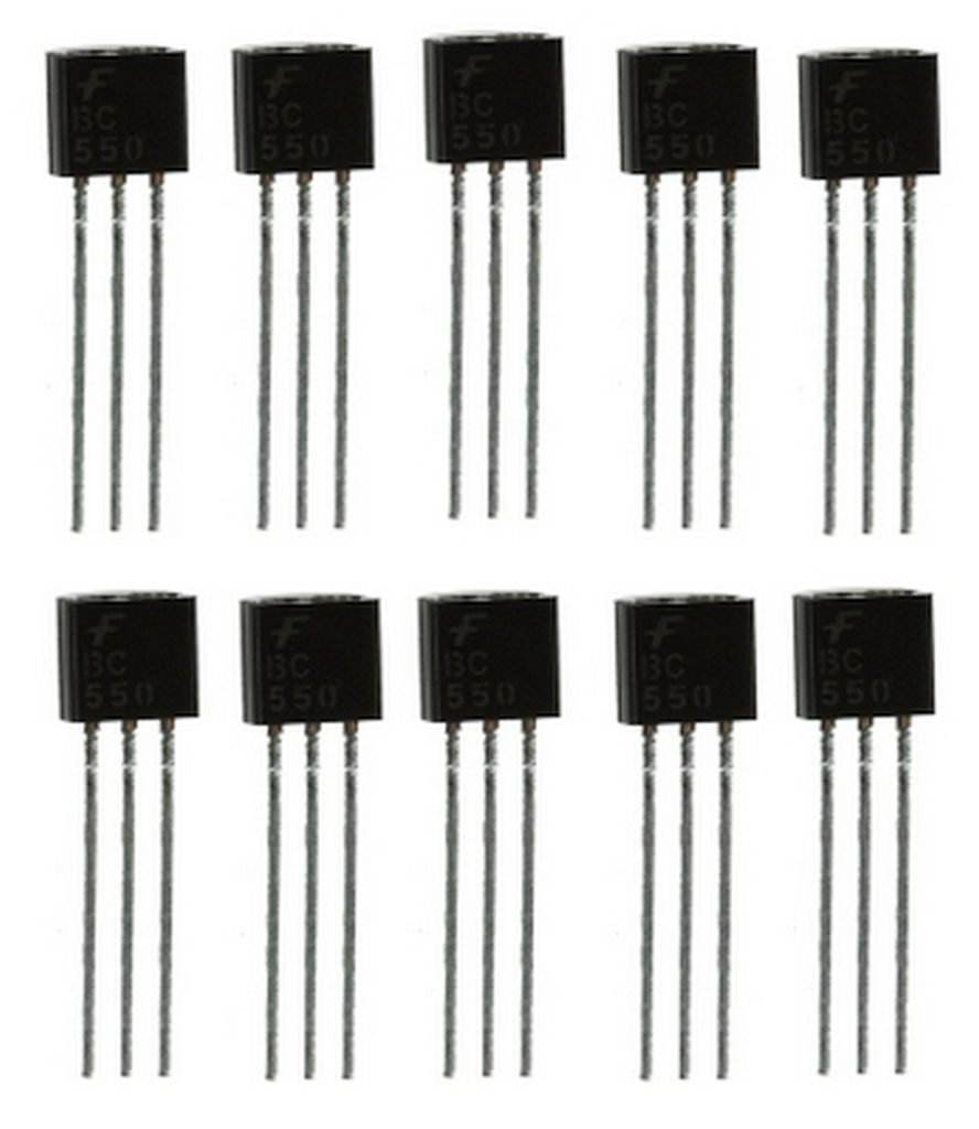 Transistor 2N5551 NPN 180V 0.6A TO92 10 Stück (0020)