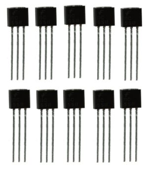 Transistor BC547A NPN 50V 0.1A TO92 10 Stück (0039)