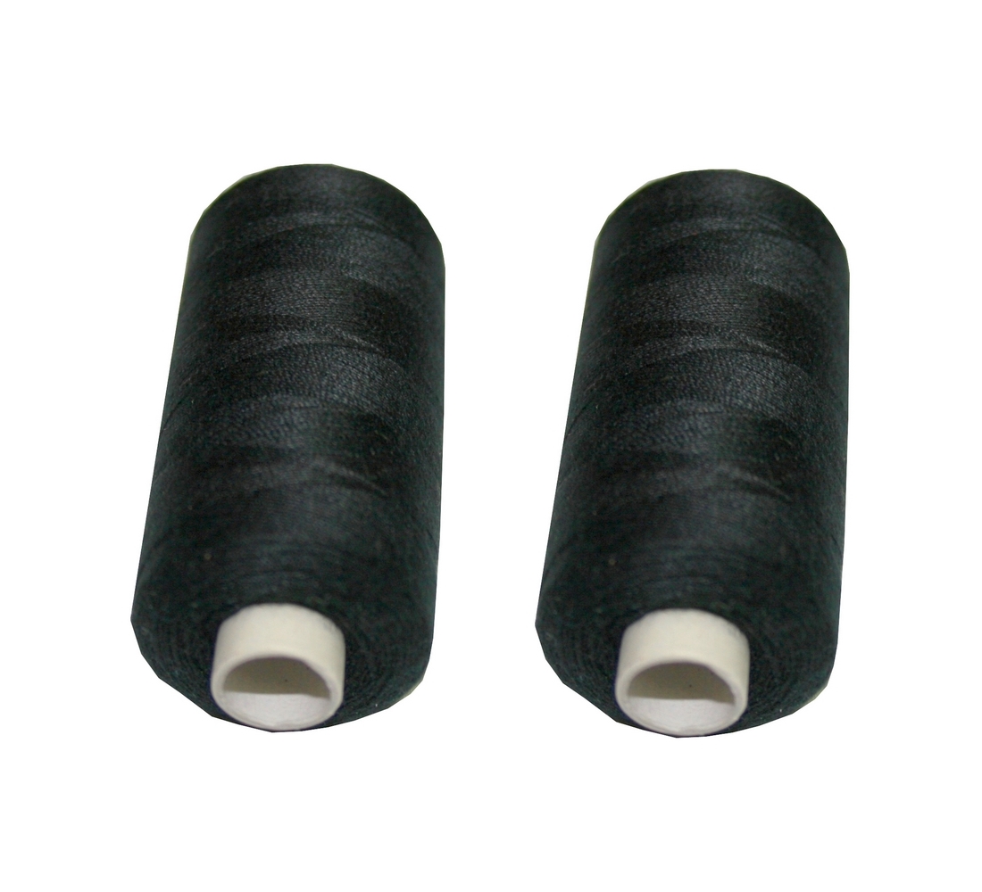 Nähmaschinen Nähgarn 100% Polyester 100/3 schwarz 1 Spule 500 m 1001 0,01€/m 