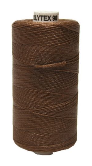 Nähmaschinen Nähgarn 500 m Polyester POLYTEX 16,7x2 braun (0728)