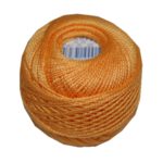 PERLOVKA Kreuzstichgarn Baumwolle Perlgarn 10g 85m orange (1272)