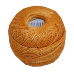 PERLOVKA Kreuzstichgarn Baumwolle Perlgarn 85m orange papaya (1292)