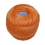 PERLOVKA Kreuzstichgarn Baumwolle Perlgarn 10g 85m orange (2182)