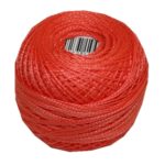 PERLOVKA Kreuzstichgarn Baumwolle Perlgarn 85m altrosa lachs (2372)