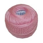 PERLOVKA Kreuzstichgarn Baumwolle Perlgarn 10g 85m hellrosa (3322)