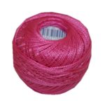 PERLOVKA Kreuzstichgarn Baumwolle Perlgarn 10g 85m pink Zyklame (3452)