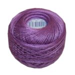 PERLOVKA Kreuzstichgarn Baumwolle Perlgarn 10g 85m violett lila (4442)