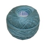 PERLOVKA Kreuzstichgarn Baumwolle Perlgarn 85m türkis mint (5162)