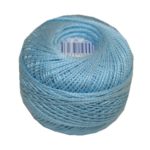PERLOVKA Kreuzstichgarn Baumwolle Perlgarn 10g 85m türkis (5232)