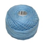 PERLOVKA Kreuzstichgarn Baumwolle Perlgarn 85m hellblau (5242)