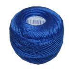 PERLOVKA Kreuzstichgarn Baumwolle Perlgarn 10g 85m blau (5572)