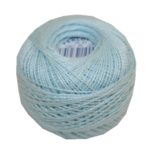 PERLOVKA Kreuzstichgarn Baumwolle Perlgarn 10g 85m türkis (5612)