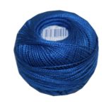 PERLOVKA Kreuzstichgarn Baumwolle Perlgarn 10g 85m dunkelblau (5672)