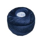 PERLOVKA Kreuzstichgarn Baumwolle Perlgarn 10g 85m blau (5892)