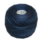 PERLOVKA Kreuzstichgarn Baumwolle Perlgarn 10g 85m blau (5982)