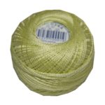 PERLOVKA Kreuzstichgarn Baumwolle Perlgarn 10g 85m hellgrün (6022)