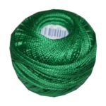 PERLOVKA Kreuzstichgarn Baumwolle Perlgarn 10g 85m grün (6182)