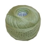 PERLOVKA Kreuzstichgarn Baumwolle Perlgarn 10g 85m hellgrün (6222)
