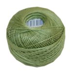 PERLOVKA Kreuzstichgarn Baumwolle Perlgarn 10g 85m grün (6232)