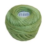 PERLOVKA Kreuzstichgarn Baumwolle Perlgarn 10g 85m grün (6242)