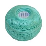 PERLOVKA Kreuzstichgarn Baumwolle Perlgarn 10g 85m mint grün (6522)