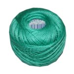 PERLOVKA Kreuzstichgarn Baumwolle Perlgarn 10g 85m mint grün (6532)