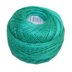 PERLOVKA Kreuzstichgarn Baumwolle Perlgarn 10g 85m mint grün (6552)